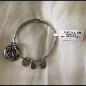Alex and Ani Four Leaf Clover Bracelet